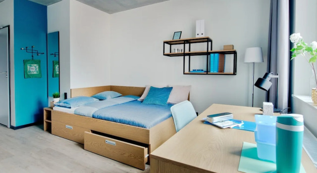 Студия Superior YOUNIQ Gdansk - Campus Accommodation