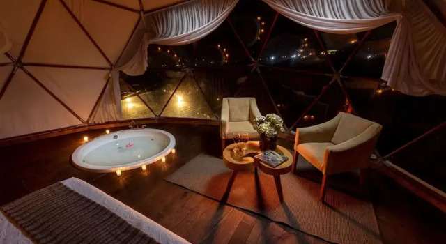 Glamping Malikualli, Rezervovat Kemp Hotely v Malinalco s parkováním, Parkování