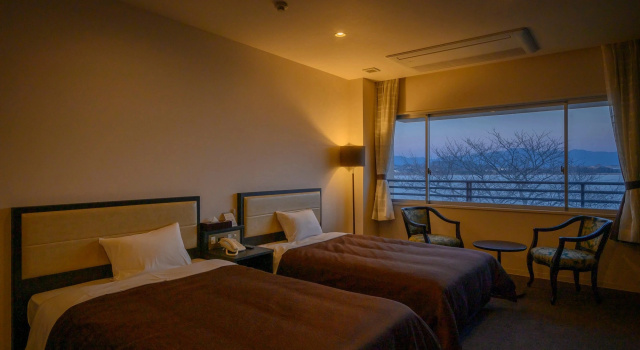 Suite doppia con vista sul lago Lakeside Hot Spring Hotel Kunibiki