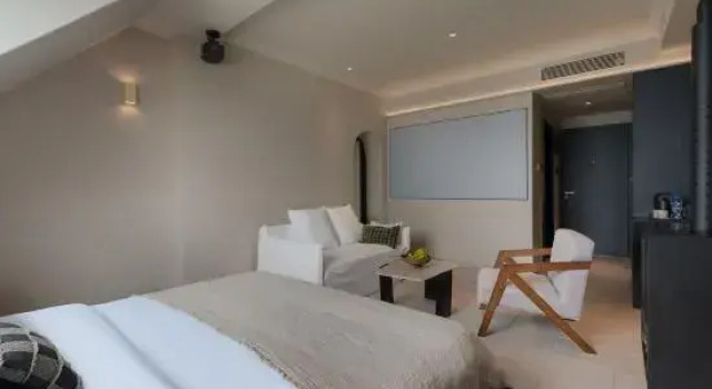 Семейный люкс с 2 комнатами с видом на море Xi'an Scenic Apartment (MOMOO Momo Sea)