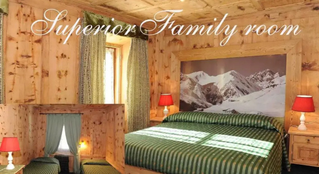 Четырёхместный номер Superior Hotel Alpina