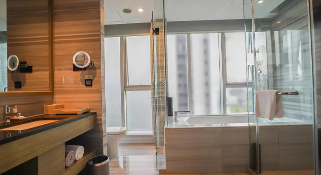 Двухместный номер Deluxe Rhombus Park Aura Chengdu Hotel