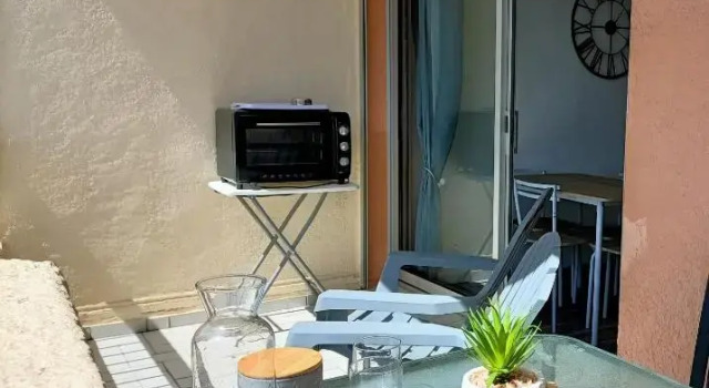 Coquet Appartement T2 PORT DE GRUISSAN 4 personnes 4THAL104, Rezervovat Apartmán Hotely v Corbières s bazénem, Bazén