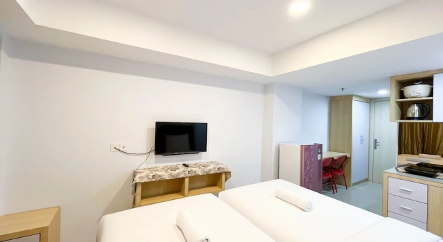 Homey And Cozy Studio At De Prima Apartment, Book Apartment Medan Sumatra