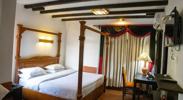Одноместный номер Deluxe с красивым видом из окна Hotel Ganesh Himal