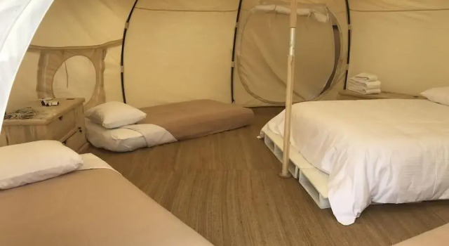 Tendo Glamping, Prenota Campeggio Hotel a Morelos con colazione, Colazione