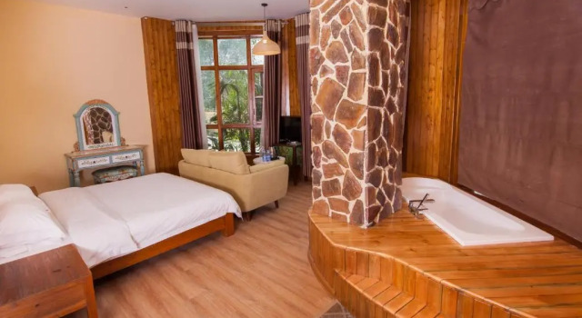 Двухместный номер Standard Цокольный этаж YangShuo Coco Garden Villa-Western food&English Guide