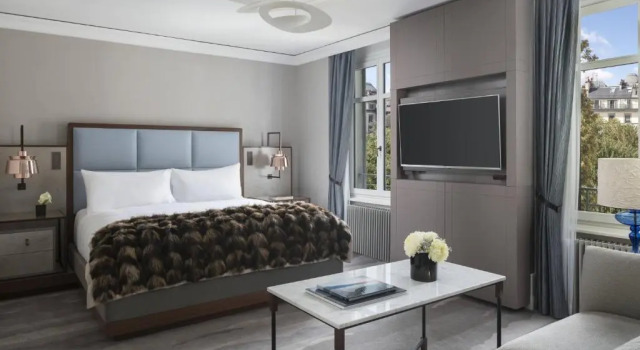 Двухместный люкс с видом на сад The Ritz-Carlton Hotel de la Paix, Geneva