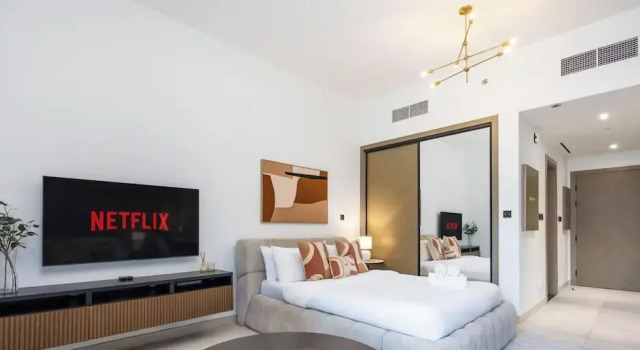 LUX The Modern Binghatti Canal Suite 2, Забронировать Апартаменты/квартира Апартаменты Эмирата Дубая, рядом с Дубайский аквариум, Апартаменты/квартира