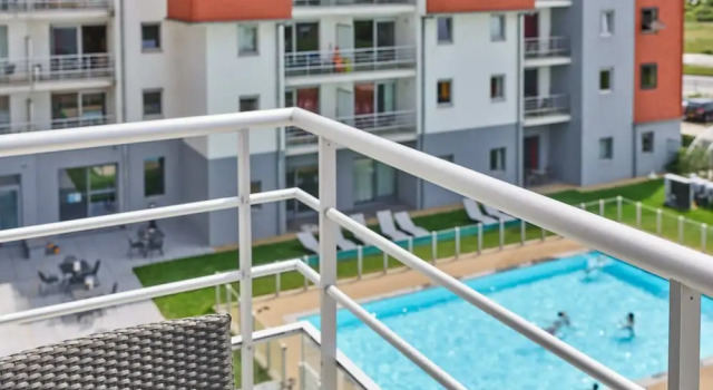 Люкс c 1 комнатой с балконом Holiday Suites Zeebrugge