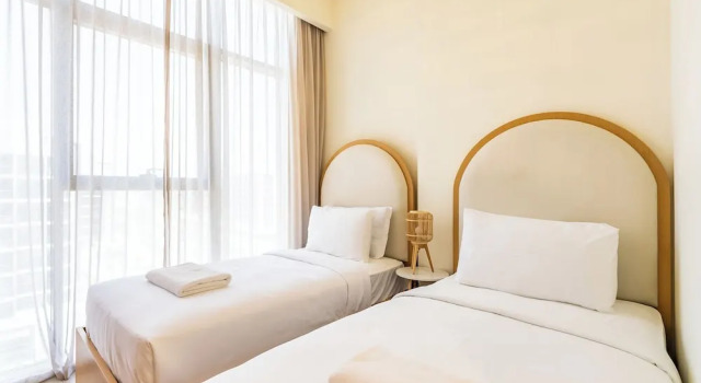Condo With Burj Khalifa View In City