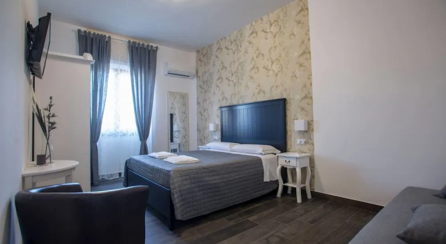 Четырёхместный номер Standard с балконом B&B Civico 41 Salerno
