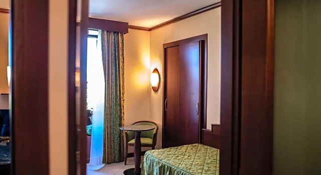 Standard Einzel Zimmer mit Meerblick Hotel Garibaldi