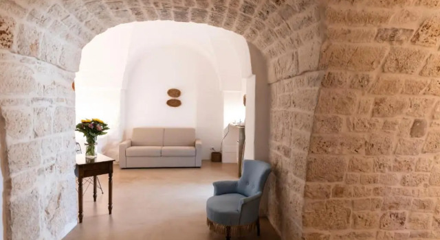 Люкс с видом на сад Masseria Parco della Grava