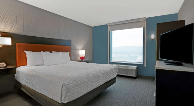 Люкс c 1 комнатой с видом на залив Home2 Suites By Hilton Asheville Airport