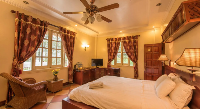 Двухместный номер Deluxe с видом на горы Sapa Garden Bed and Breakfast