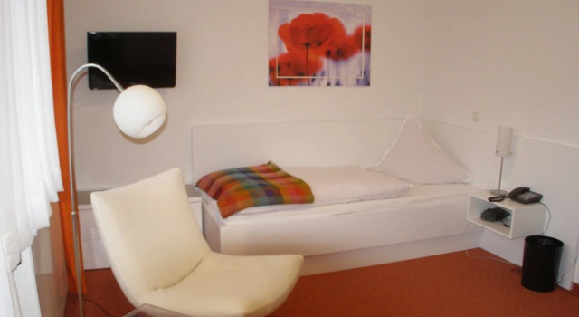 Одноместный номер Comfort с балконом Hotel Haus Katharina B&B, Therme und Kurpark