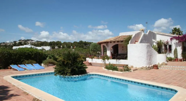 Коттедж El Barraco - sea view villa with private pool in Moraira