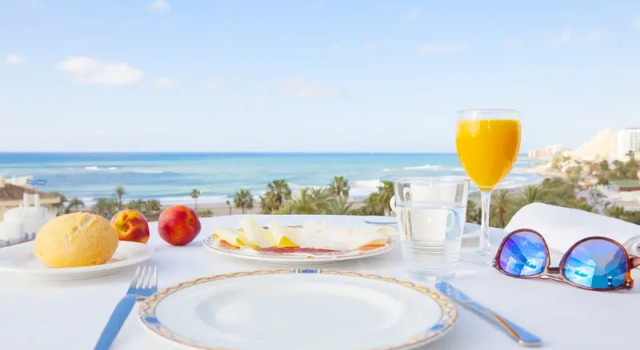 Двухместный номер Standard с балконом и с видом на море Hotel Alay