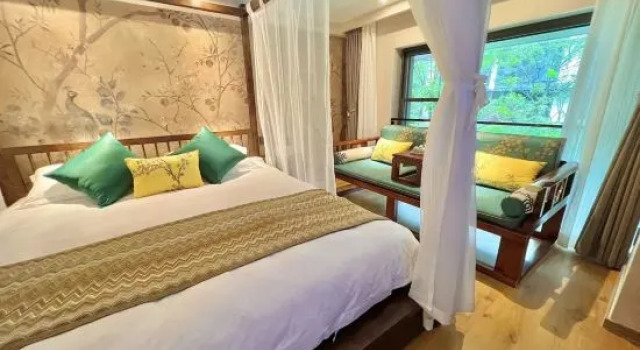 Семейный люкс Zhujiajian Chun Yu Autumn House Loft holiday apartment(near the mount Putuo)