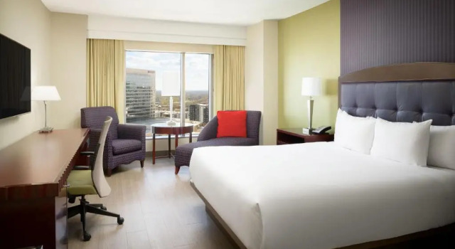 Двухместный номер Premium с видом на город Hilton Charlotte Uptown