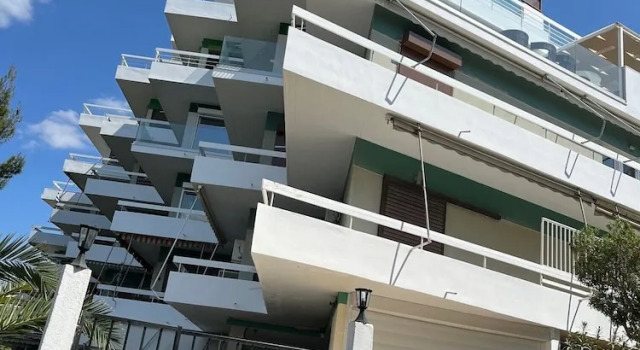 Апартаменты Stunning View Seaside 1-bed Apartment in Saronida