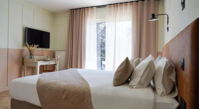 Номер Deluxe с видом на озеро Hôtel Le Mouton Bleu