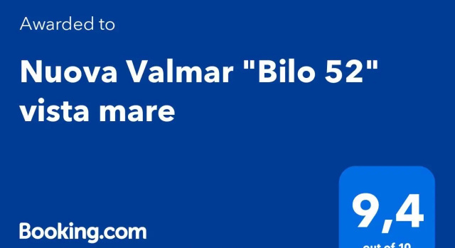 Nuova Valmar "Bilo 52" vista mare