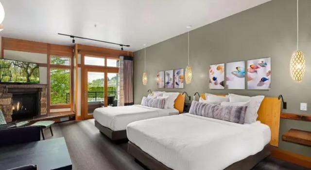 Шестиместный номер Standard с балконом Willows Lodge