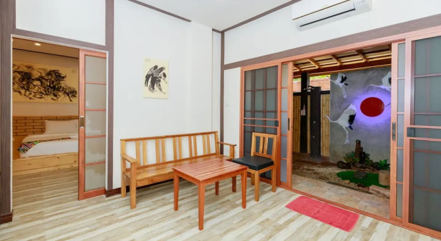 Номер Deluxe Saline Hot Spring Resort นำ้พุร้อนเค็ม รีสอร์ท