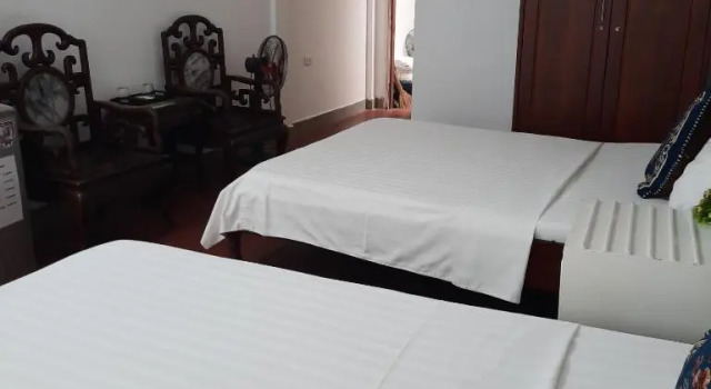 Двухместный номер Deluxe с балконом Hanoi Carina Hotel