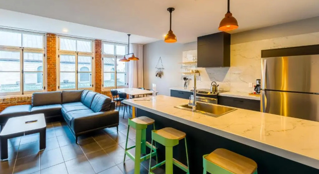 Апартаменты с 2 комнатами с видом на город Les Lofts du Trésor - Par Les Lofts Vieux-Québec