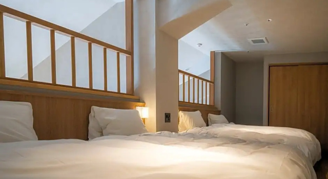 Четырёхместный номер Superior Higashikawa Asahidake Onsen Hotel Bear Monte