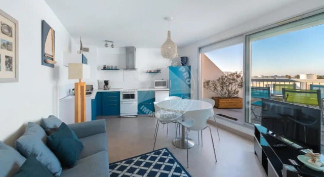 AS11848- P2 Cabine vue sur la mer avec belle terrasse, Book Apartment Le Grau-du-Roi Camargue