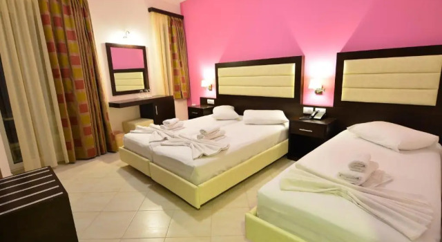 Трёхместный номер Standard с видом на море Hotel Kyani Akti
