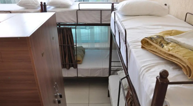 Bed in slaapzaal (slaapzaal voor mannen) Hostel NS Prestige