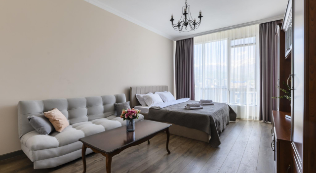 Almaty Apartments (Алматы Апартментс) на проспекте Аль-Фараби  9 блок 5Г