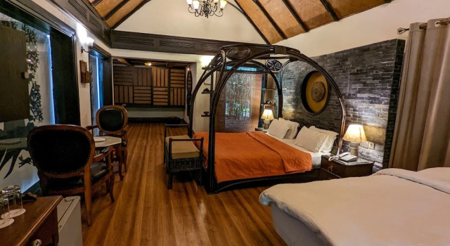 Двухместный коттедж Luxury с видом на сад Syna Tiger Resort Bandhavgarh