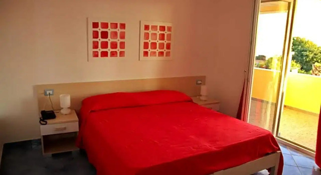 Standaard kamer met balkon en  uitzicht op zee Belvedere