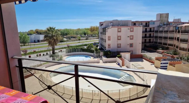 Студия Nice 24m With Balcony Residence With Pool
