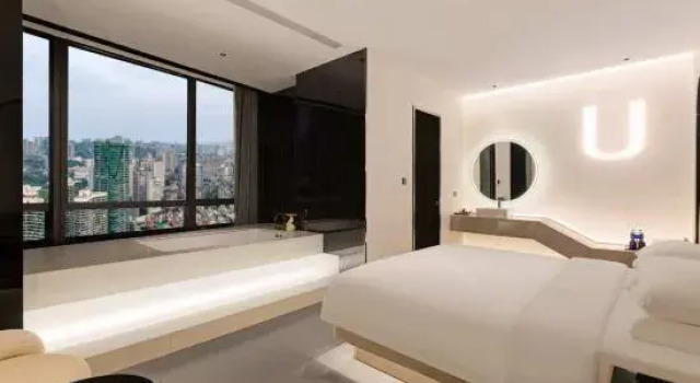 Люкс Clean Sky Bath Hotel(Shapingba High speed Railway Station Jinsha Tianjie Store)