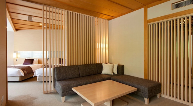 Двухместный номер Deluxe с видом на горы Отель Miyajima Grand Hotel Arimoto
