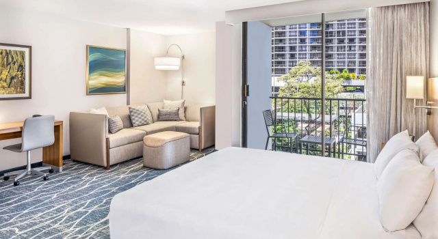 Двухместный номер Standard с видом на город Hyatt Place Waikiki Beach