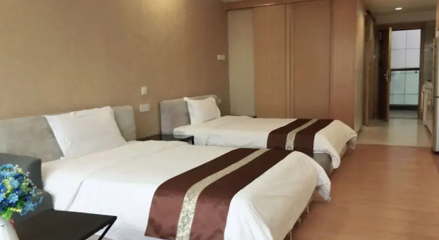 Двухместный номер Basic с видом на сад Jiayuan Executive ApartHotel Guangzhou Wuyangcun Metro Station Zhujiang New Town Branch