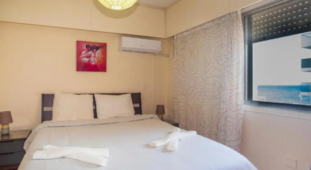 Central, by sea, seaview, renovated 1 bedroom flat, Book Hotel Larnaka Larnaca Region