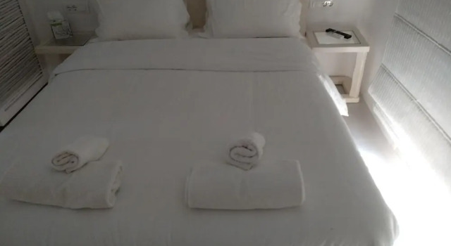 Blue and White Suites