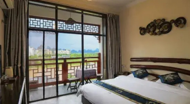 Двухместный люкс Deluxe с балконом и с красивым видом из окна He'an Zhulin Holiday Hotel