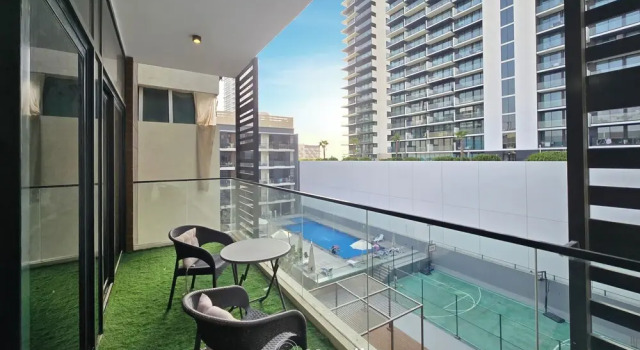 Апартаменты Luxury Manzil-Stylish 1BR with Maid room in JVC