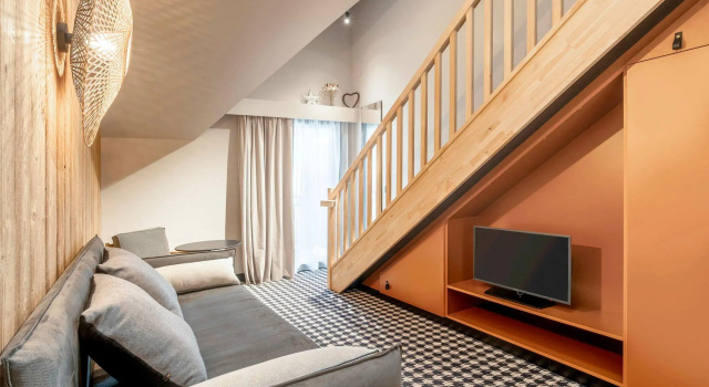 Семейный номер Standard Дуплекс Mercure Peyragudes Loudenvielle Pyrénées
