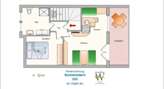 Sonnenstern - Sonnenverwöhnte Familienwohnung mit Balkon, Забронировать Отель Вангероге East Frisian Islands